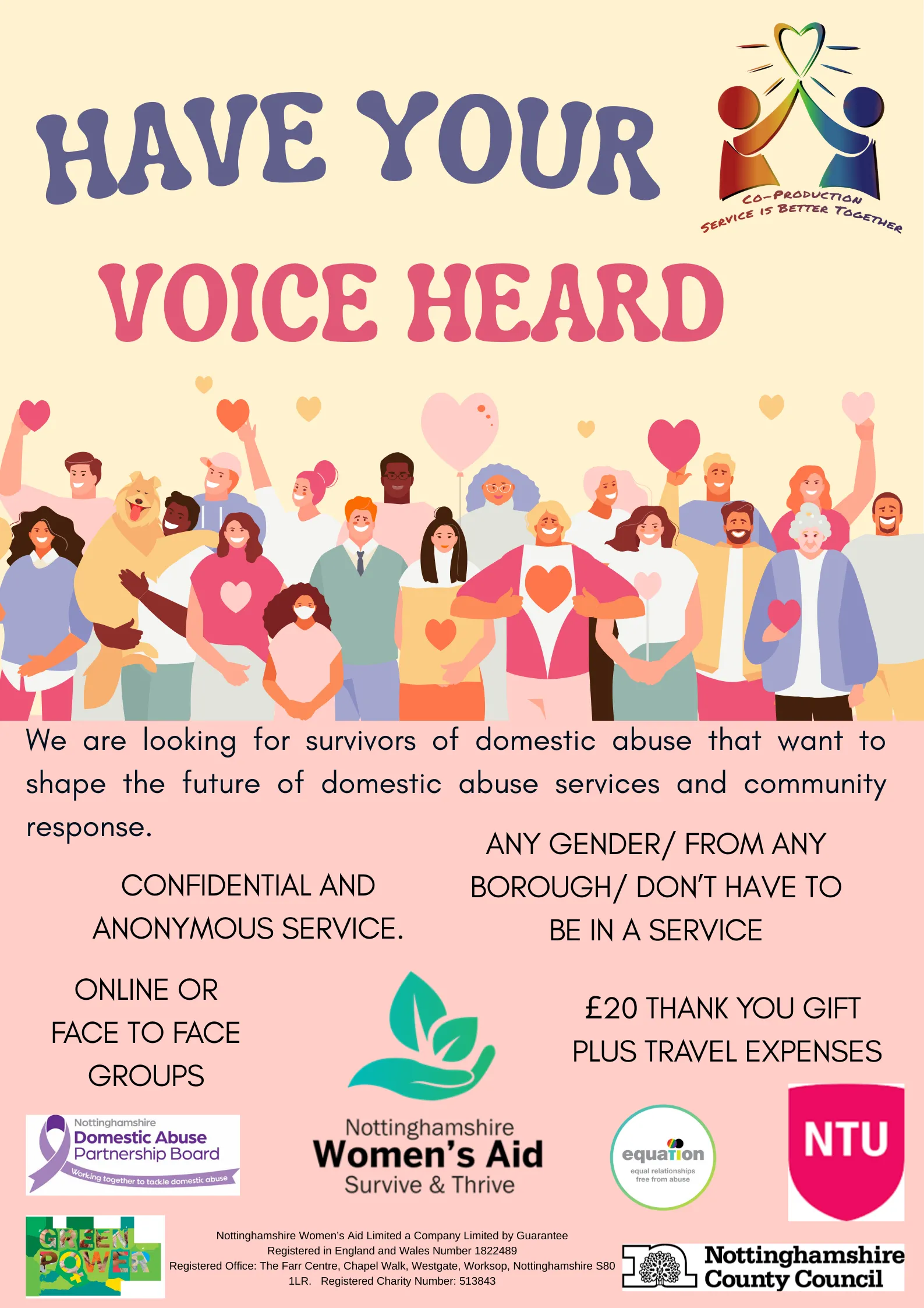 Nottinghamshire Women’s Aid Ltd - Calling Domestic Abuse Survivors ...